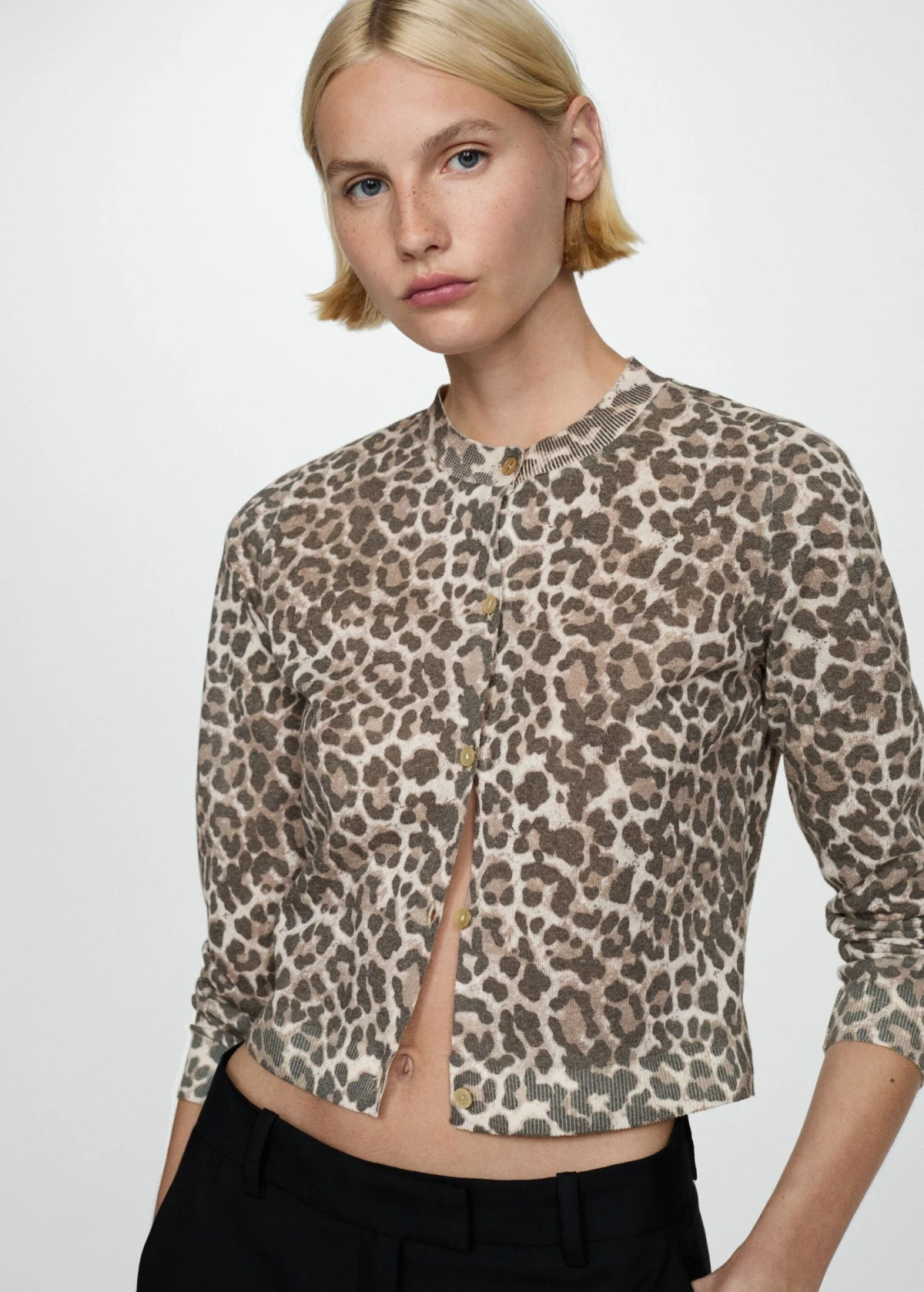 leopard kardigan 39,99 eur