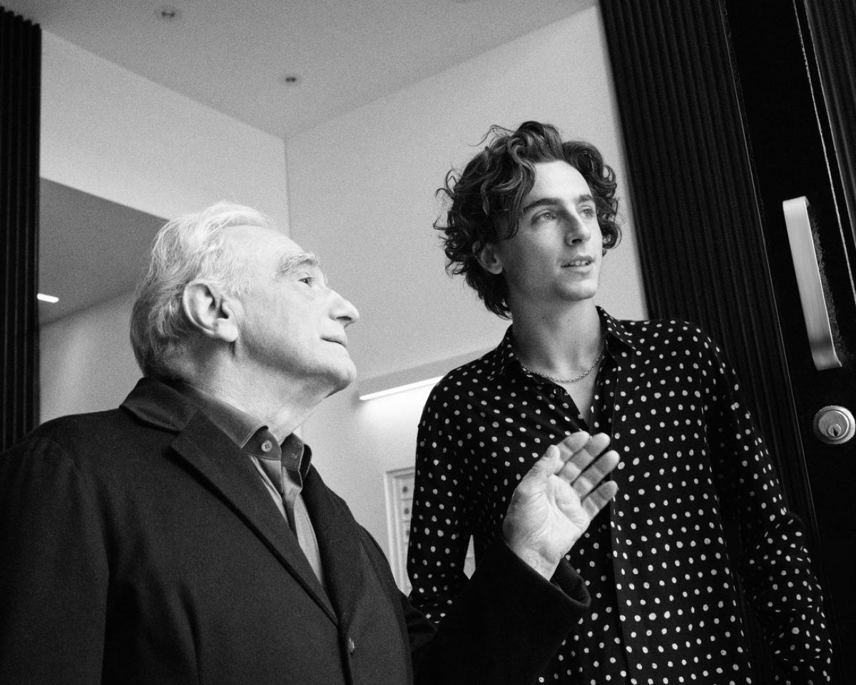 Martin Scorsese i Timothee Chalamet