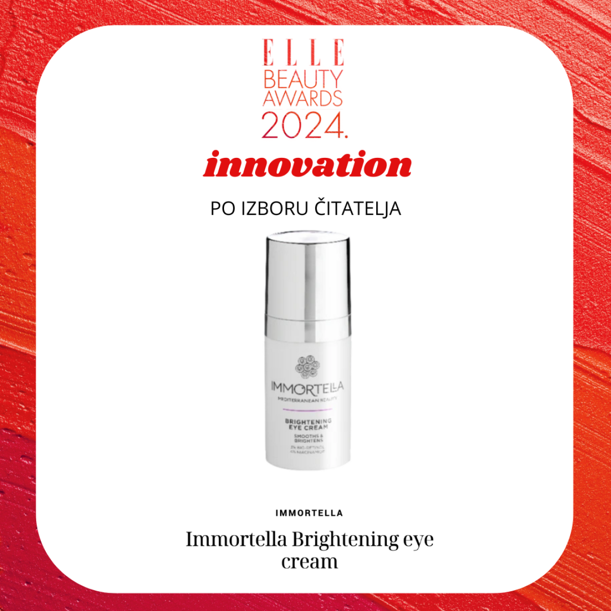 Immortella Brightening eye cream